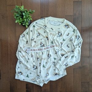 SNOOPY WESTERN COWBOY AMERICAN EAGLE PJ SET
